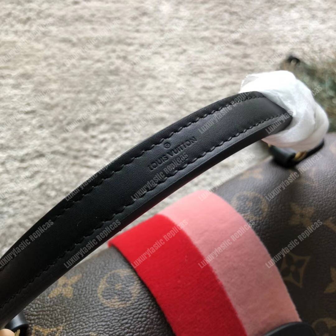 LV Georges MM Monogram Coquelicot Peche