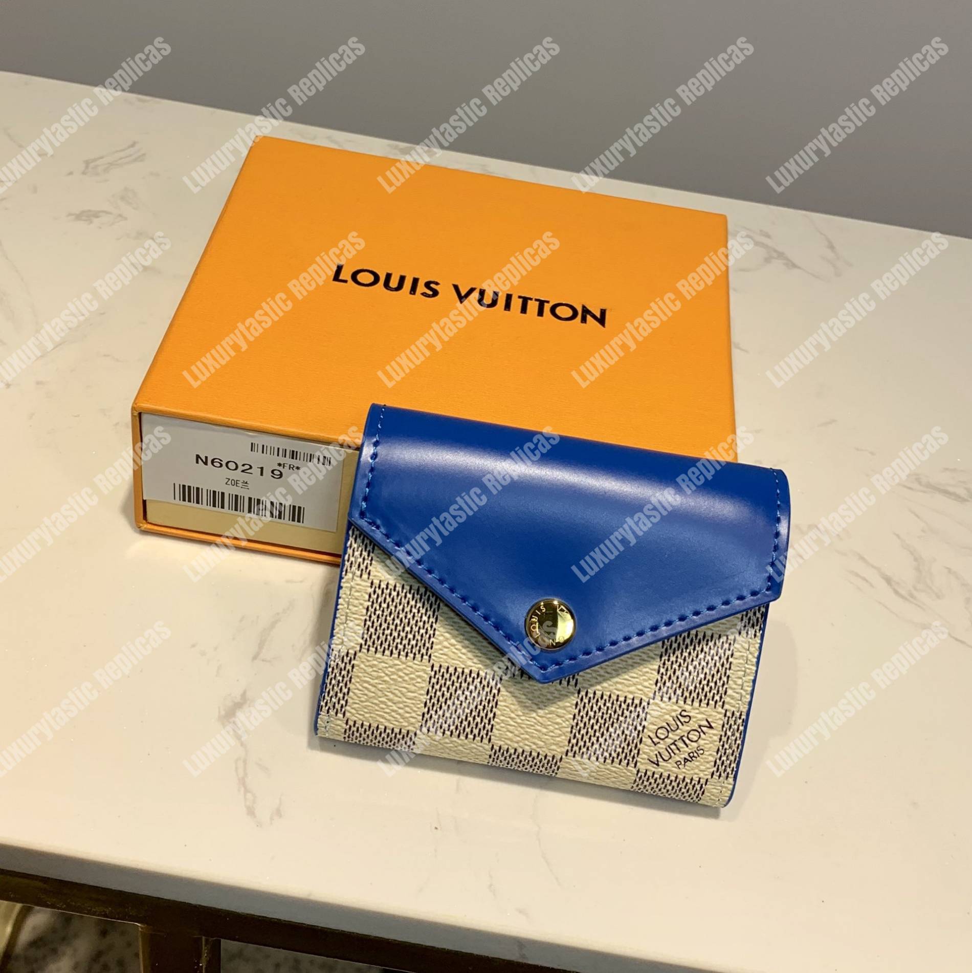 LV Zoe Wallet Bleuet