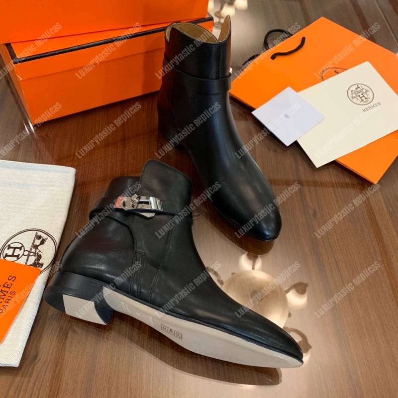 H**mes neo ankle boot black