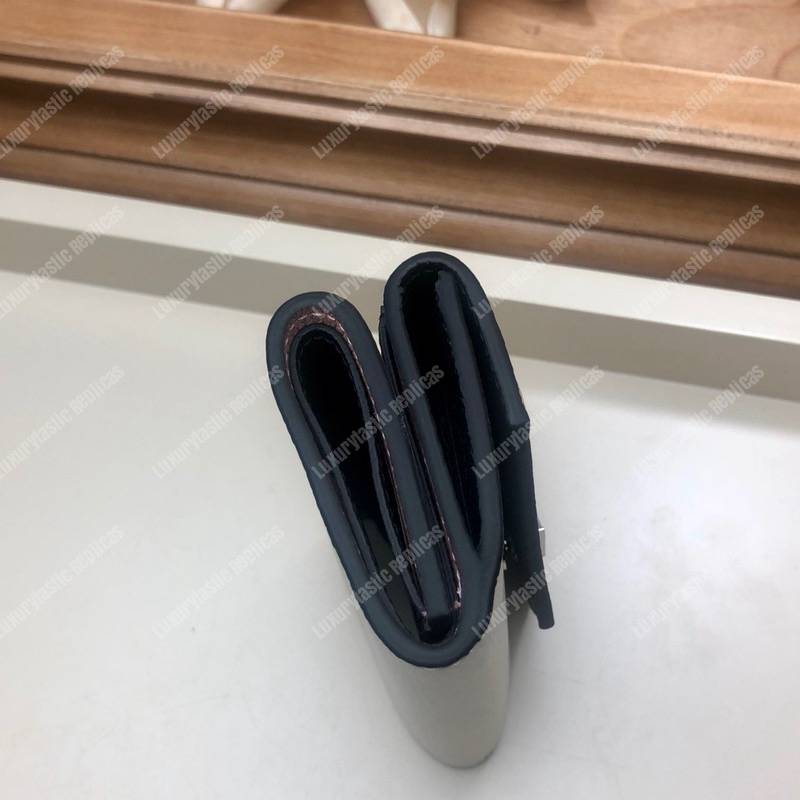 LV Lockmini Wallet Rose Ballet Blanc Maito Noir