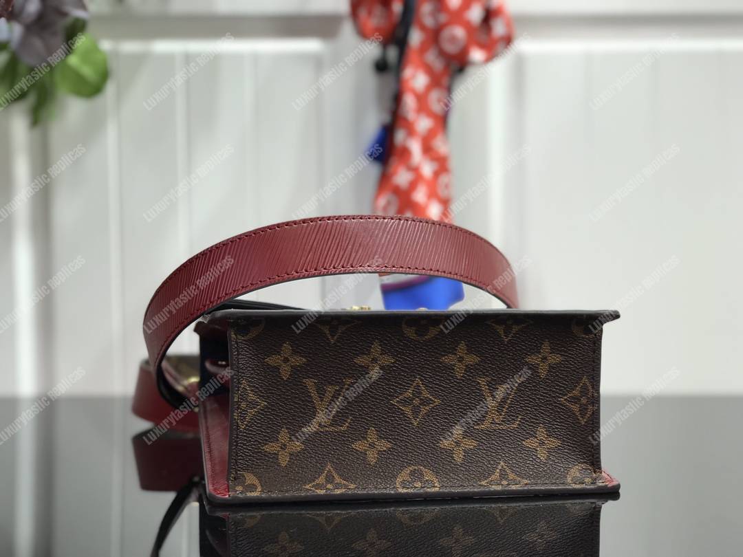 LV Spring Street Monogram Vernis Champagne Métallisé