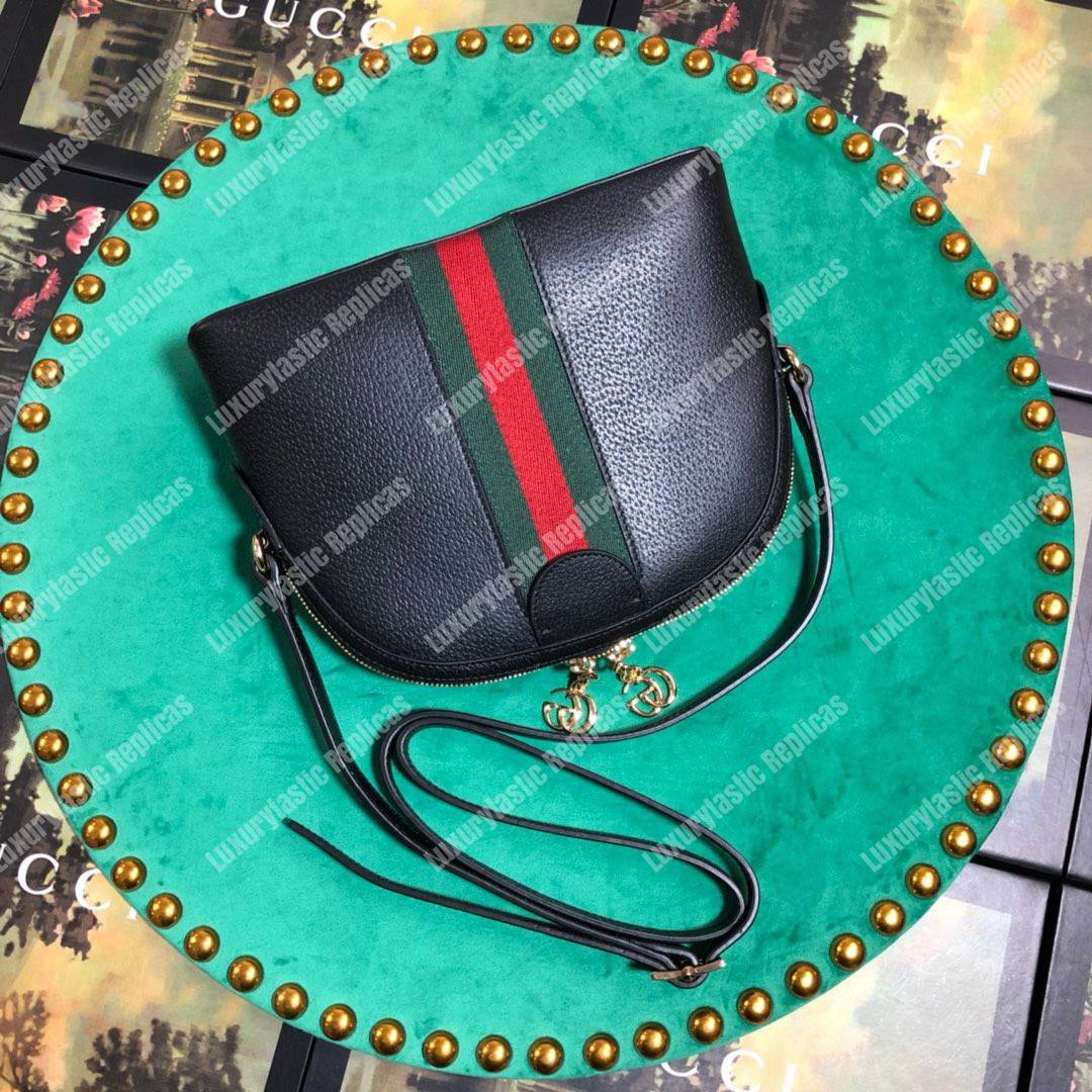 G*u*i ophidia small shoulder bag black