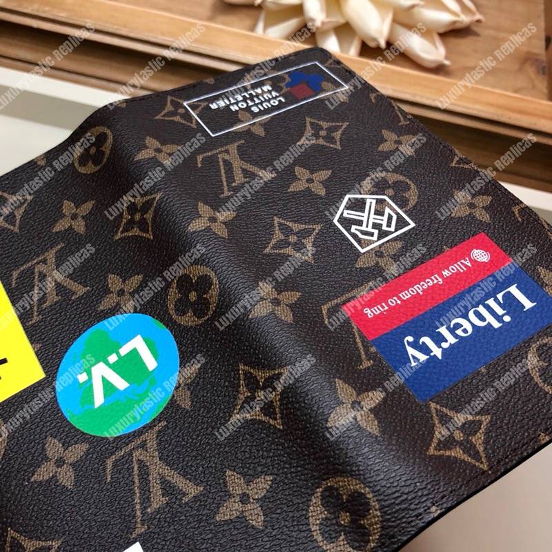 LV Brazza Wallet Monogram Marron