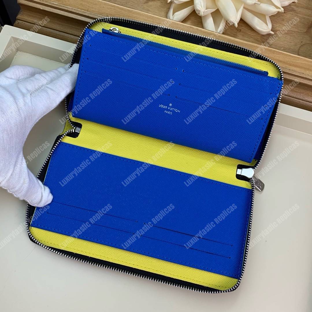 LV Zippy Organizer Epi Leather Damier Graphite