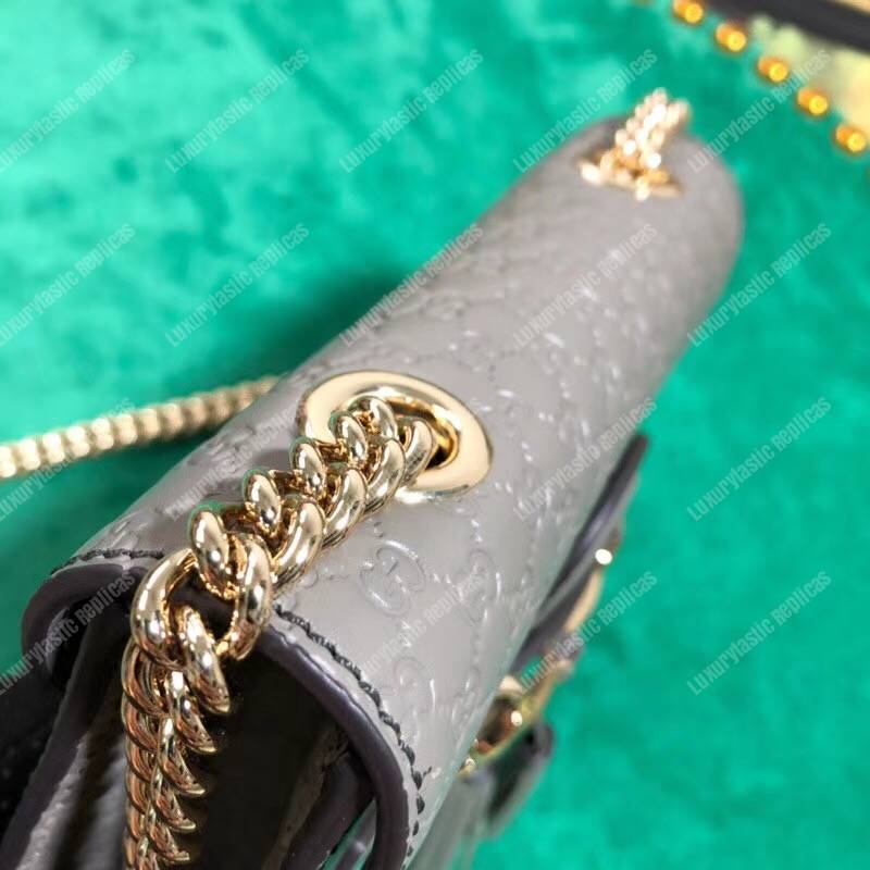 G*u*i emily mini micro G*u*issima bag grey