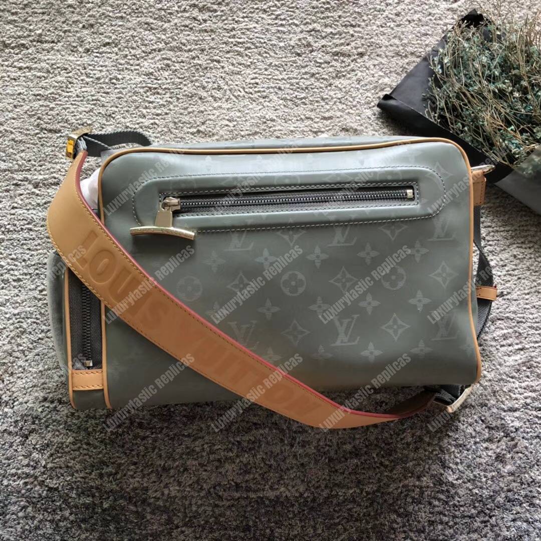 LV Camera Bag Monogram Titanium