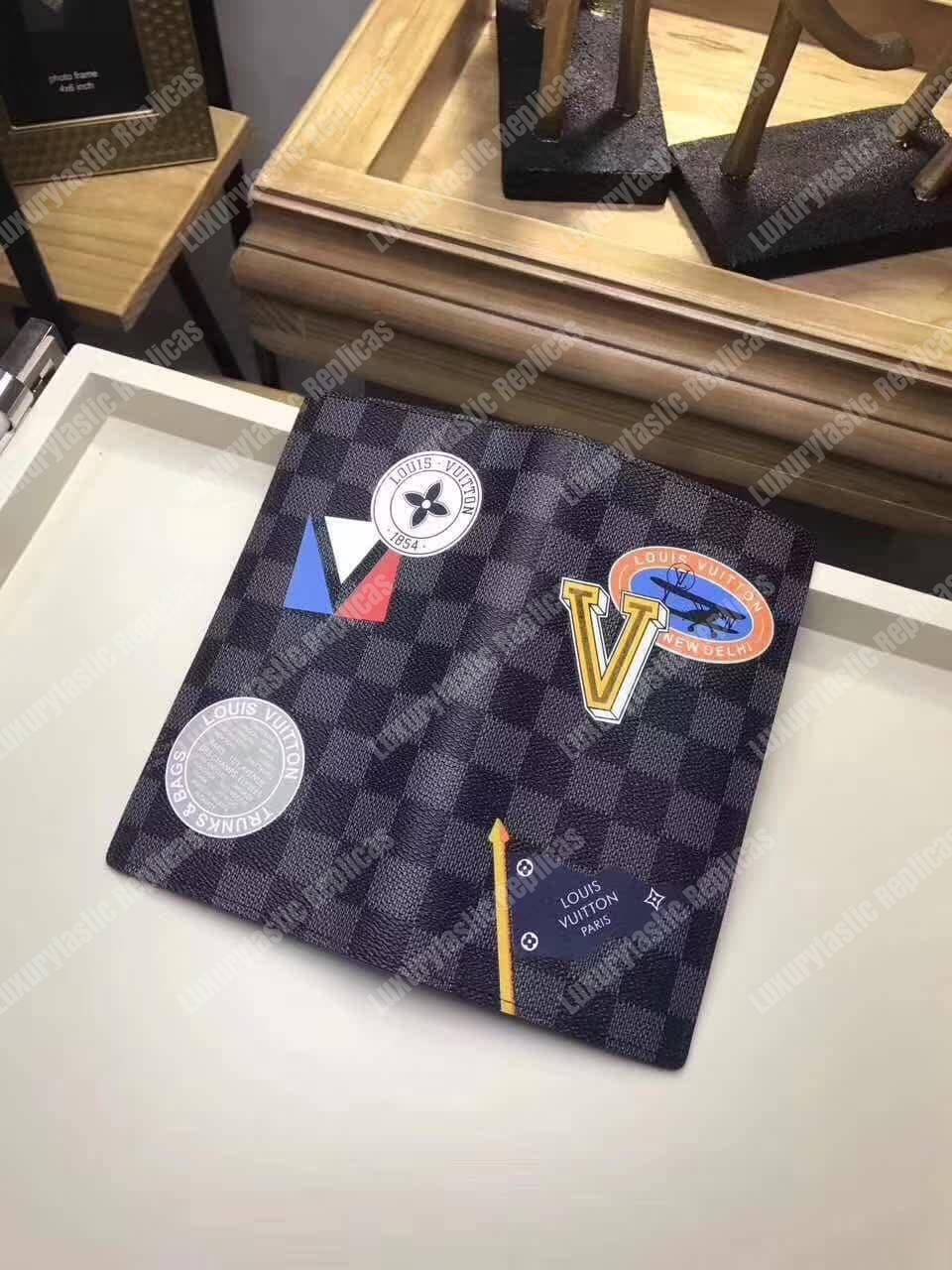 LV Damier Graphite Canvas Brazza Wallet 2017