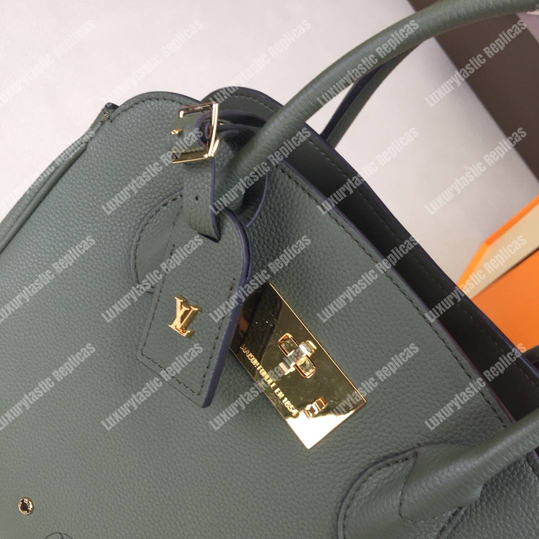 LV Milla PM Veau Nuage Green
