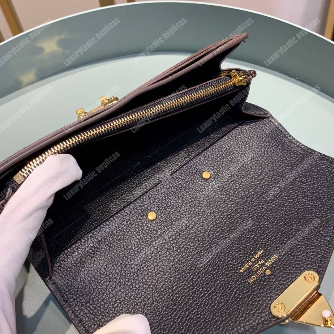 LV Pallas Wallet Monogram Canvas Grape