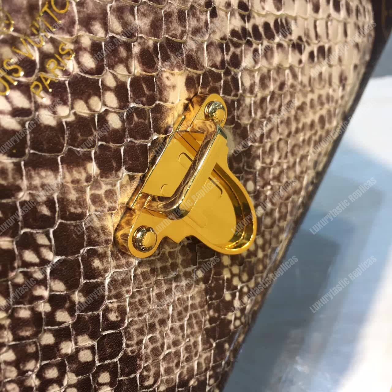 LV Victoire Bag Python