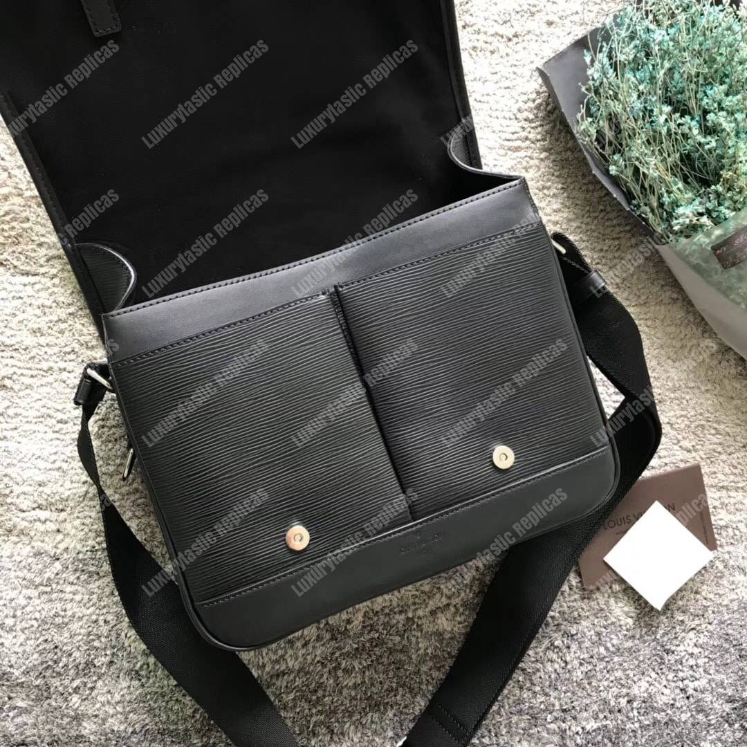 LV Messenger PM Epi Leather Black
