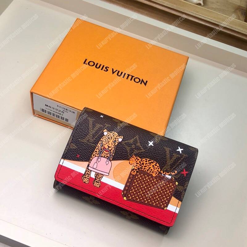 LV Victorine Wallet Lion and Cheetah