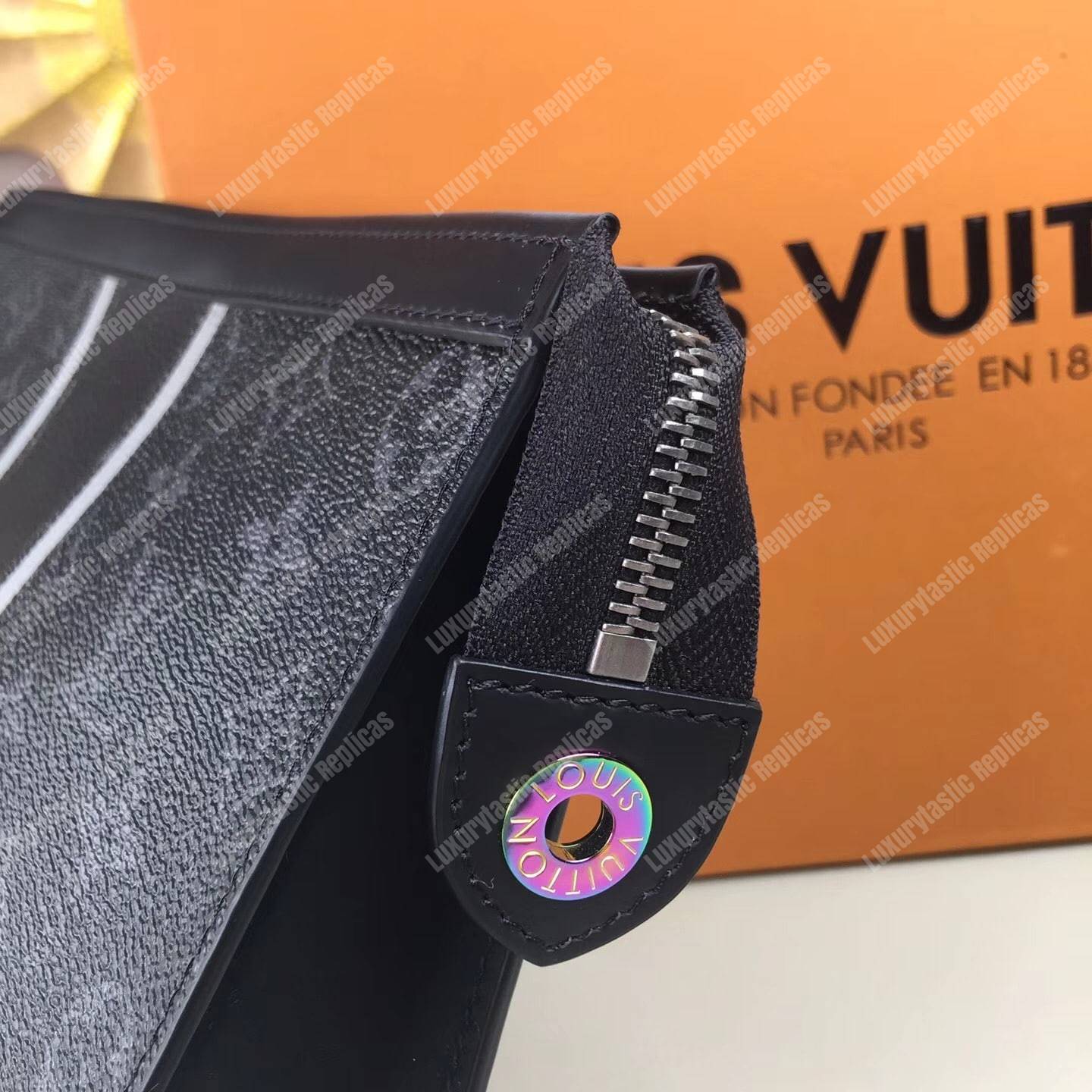 LV Pochette Voyage MM Monogram Eclipse Canvas