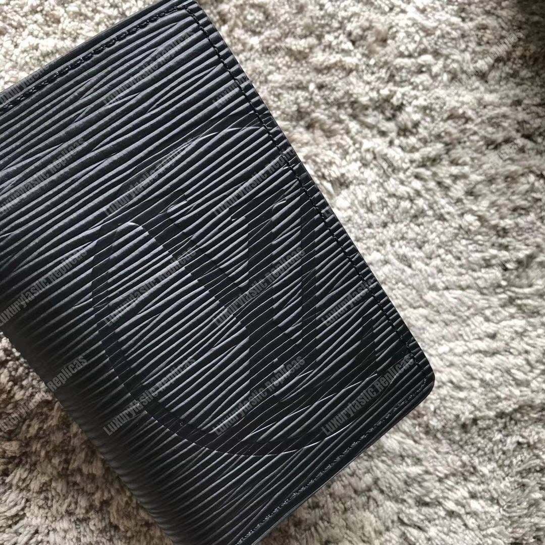 LV Pocker Organizer Epi Leather Noir