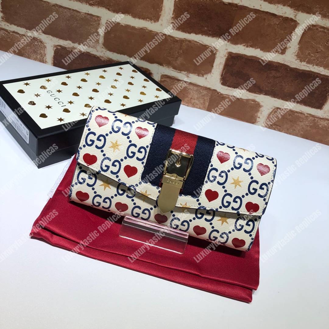 G*u*i chinese valentine’s day exclusive sylvie continental wallet