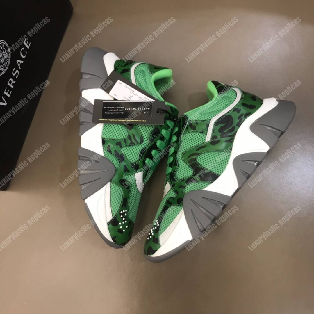 Versace Squalo Sneakers Green