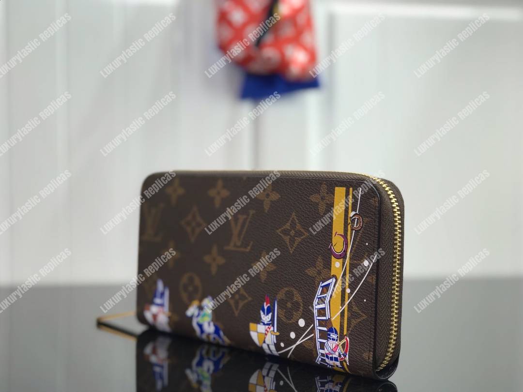 LV Knight Zippy Wallet Monogram Canvas