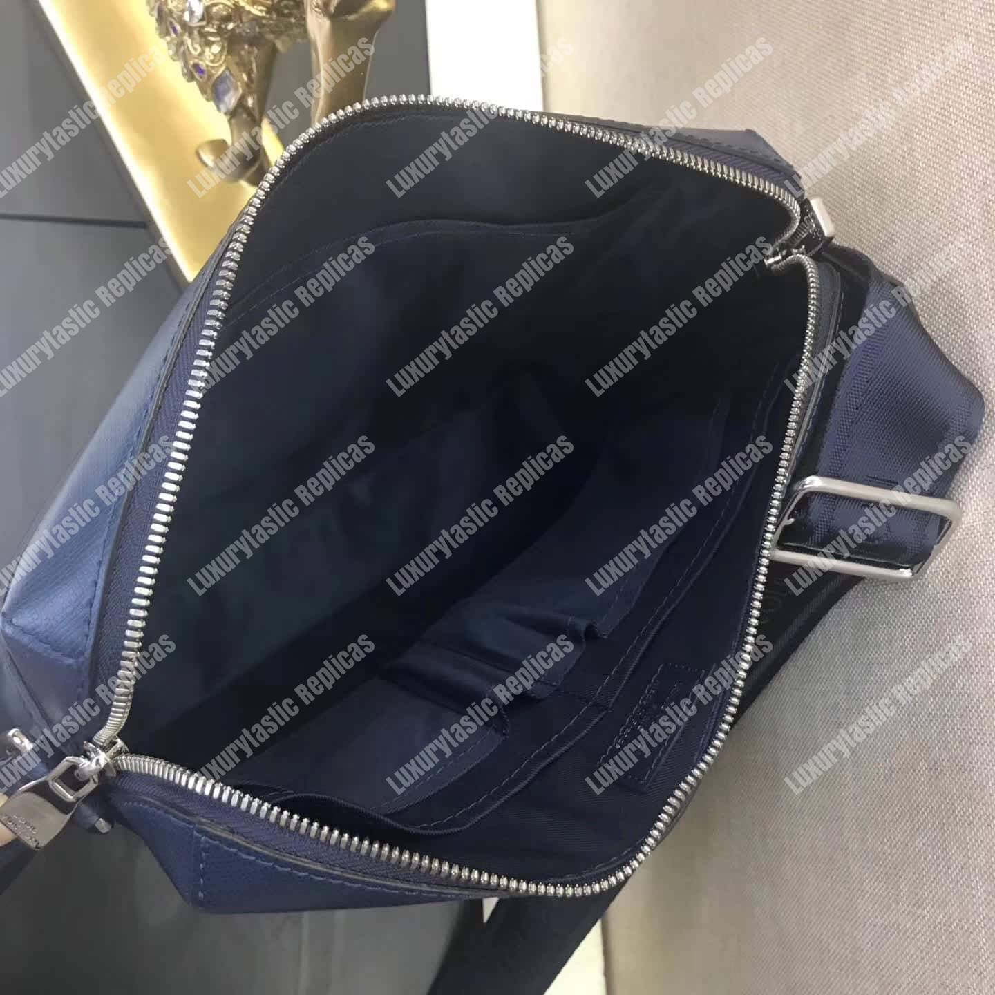LV Taiga Grigori Messenger Bag PM Dark Blue