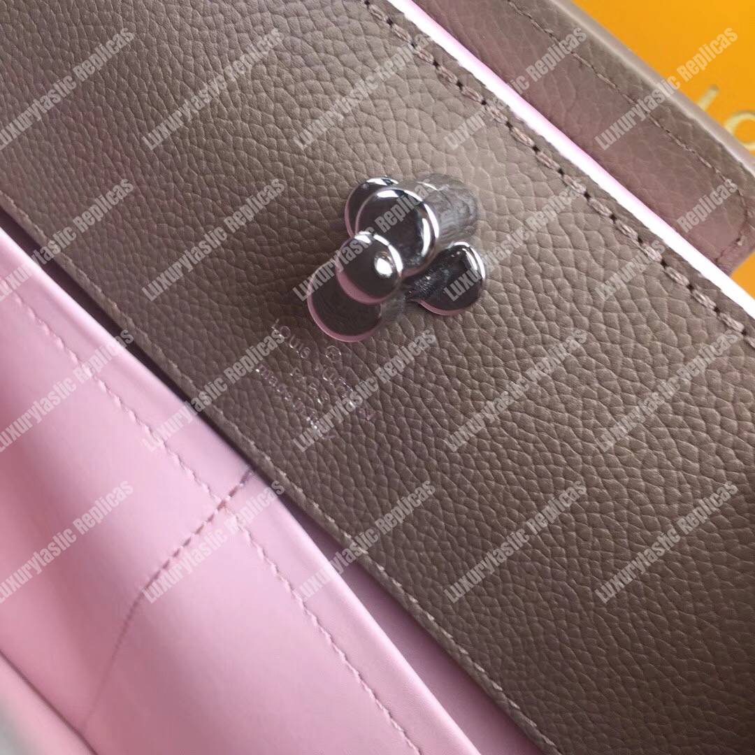 LV Astrid Veau Nuage Leather Taupe