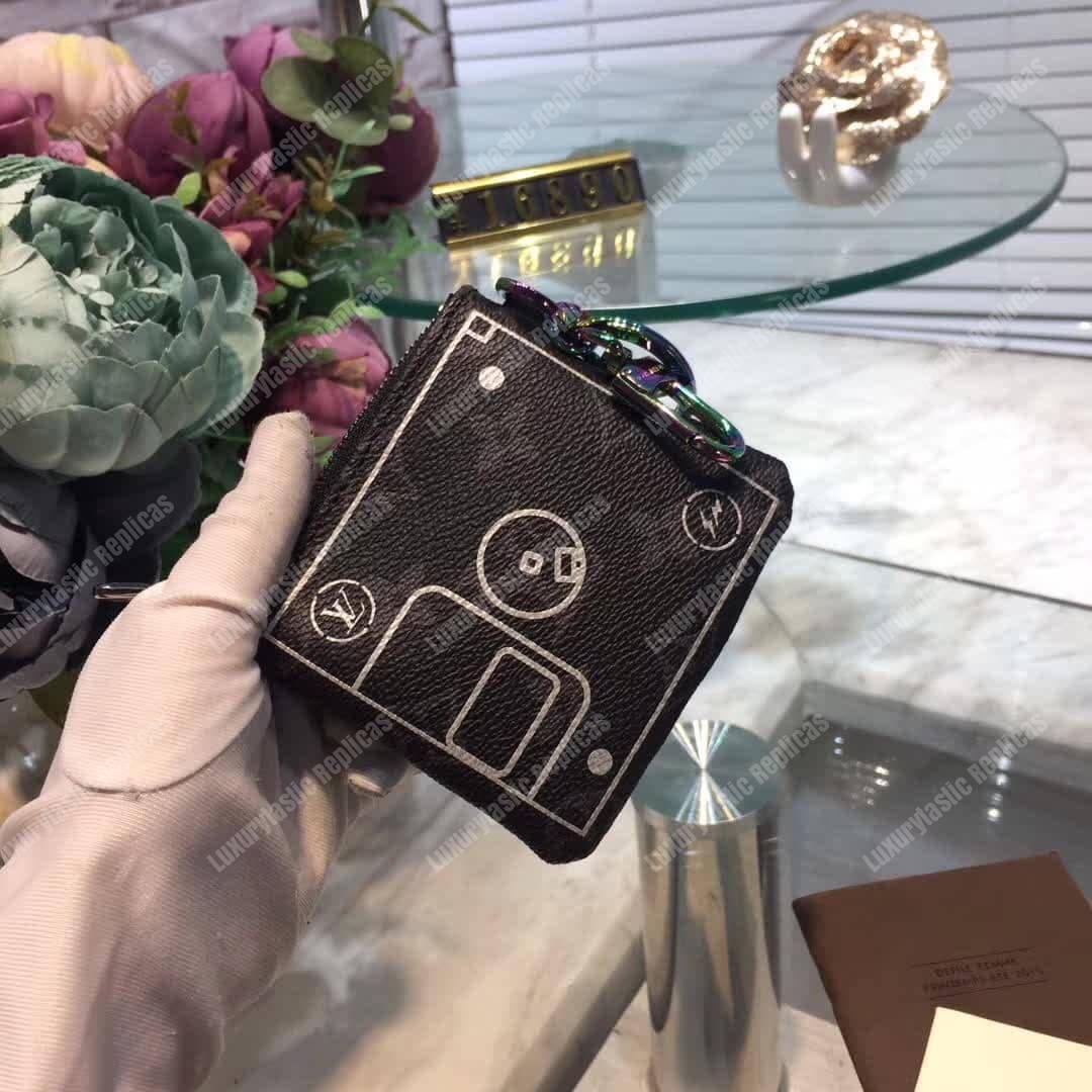 LV Small Purse Monogram Eclipse Canvas