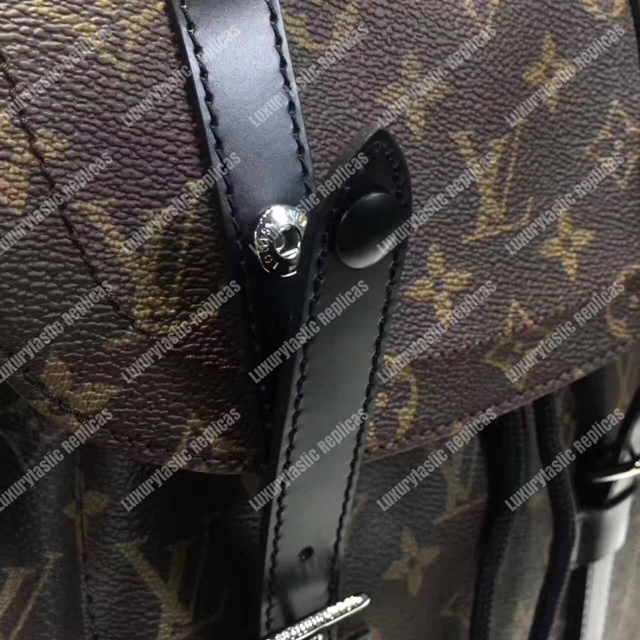 LV Christopher PM Monogram Macassar Canvas