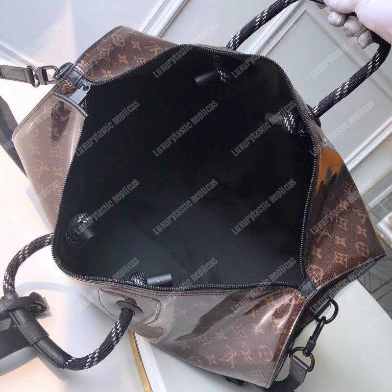 LV Keepall Bandouliere 50 Monogram Glaze