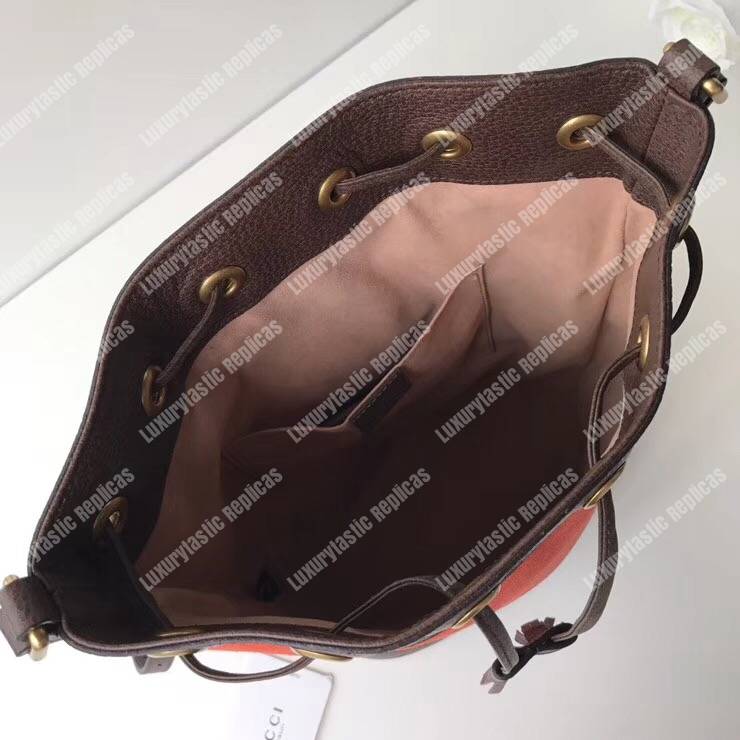 G*u*i ophidia bucket bag orange