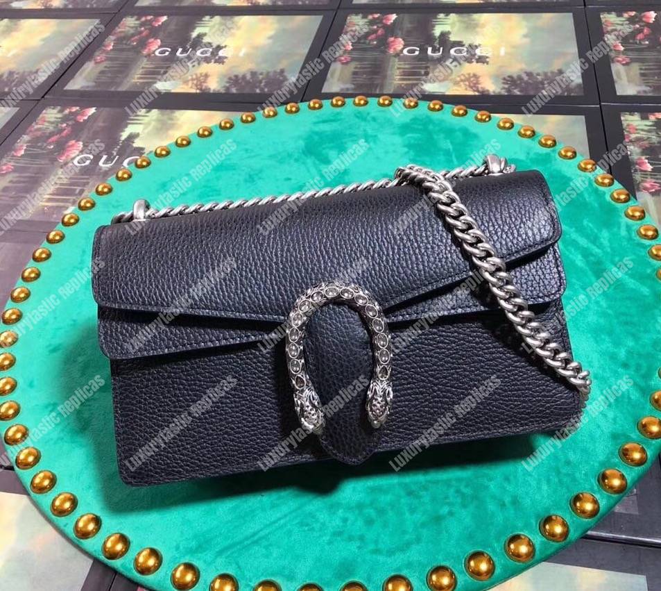 G*u*i dionysus leather small bag black