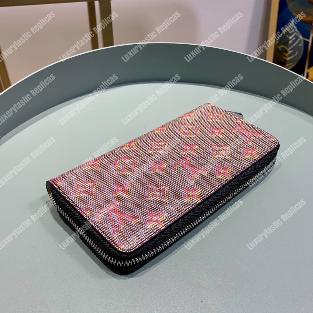 LV Zippy Wallet Monogram LV Pop motif Rose