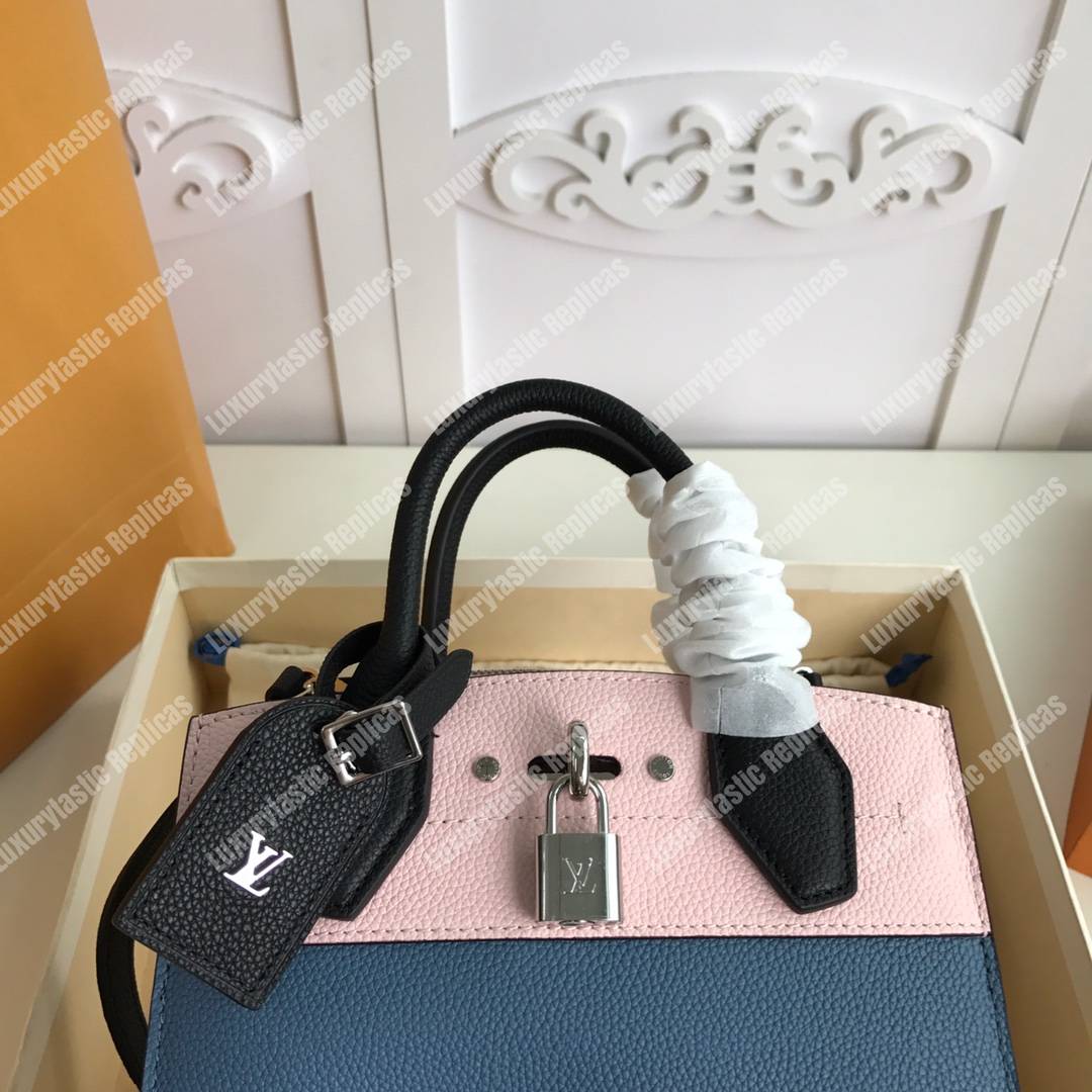 LV City Steamer Mini Autres Cuirs Bleu Jean