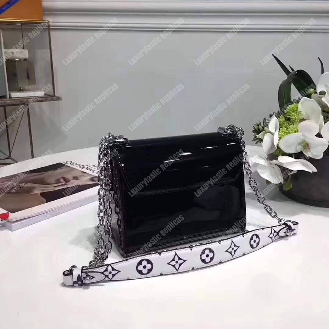 LV Twist PM Monogram Vernis Leather Noir