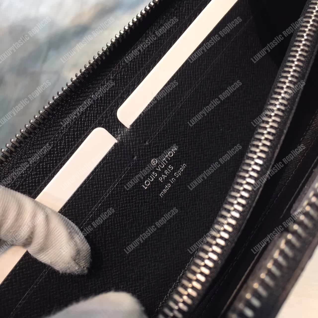 LV Clemence Wallet Epi Leather Noir