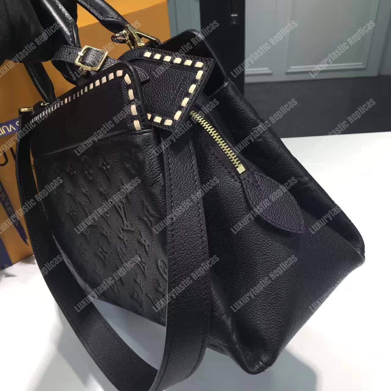 LV Vosges MM Bag Monogram Empreinte Leather Noir