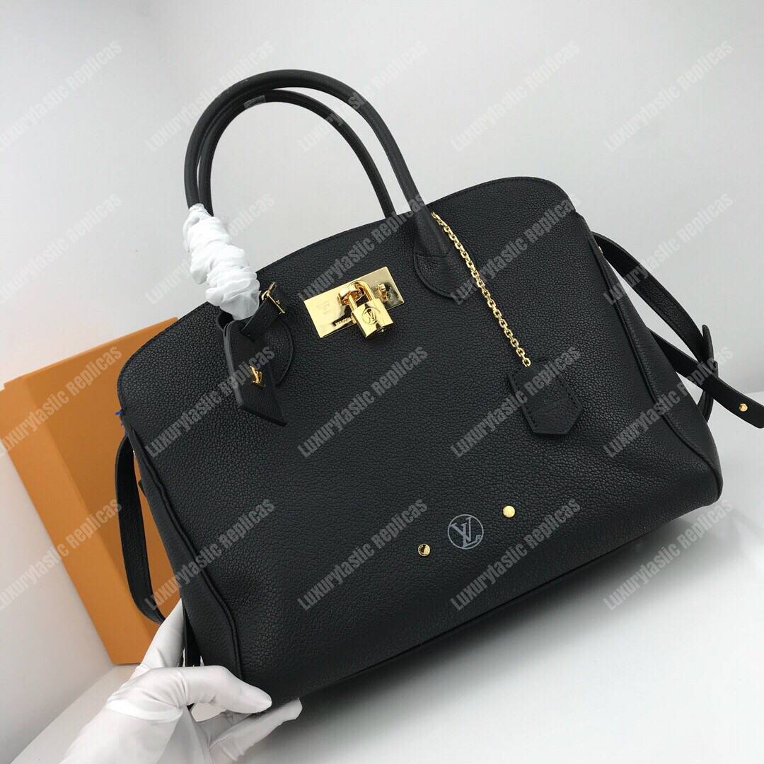 LV Milla MM Autres Cuirs Black
