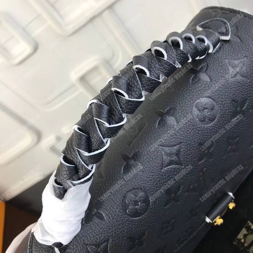 LV Pochette Metis Monogram Empreinte Leather Noir