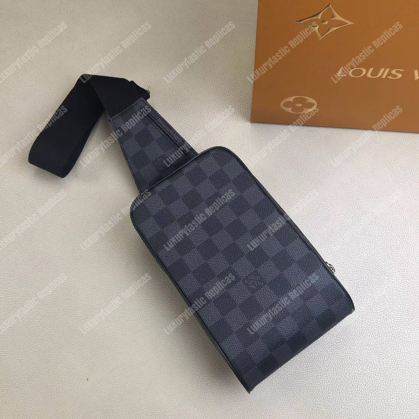 LV Geronimos Messenger Bag Damier Graphite