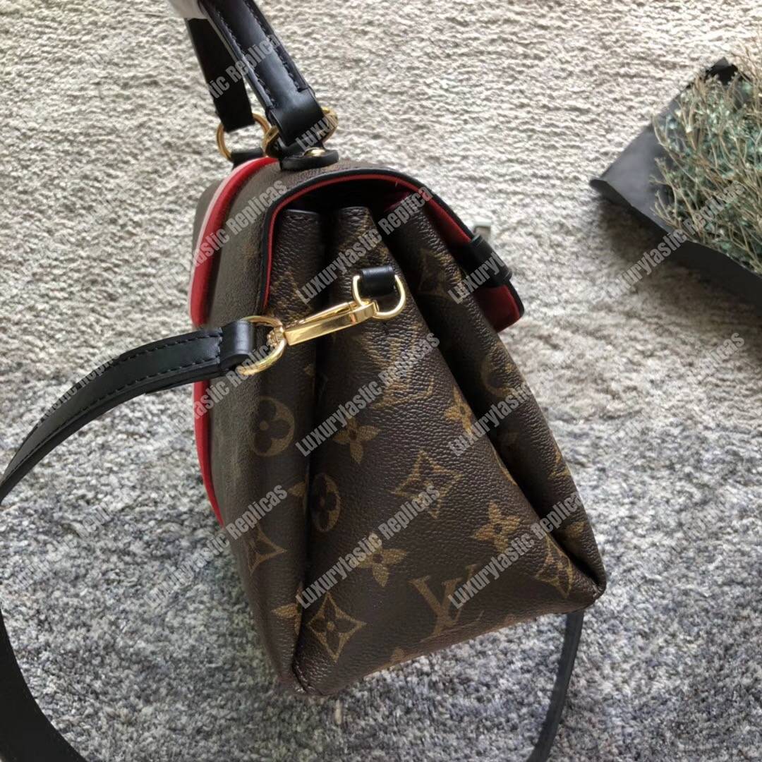 LV Georges BB Monogram Coquelicot Peche