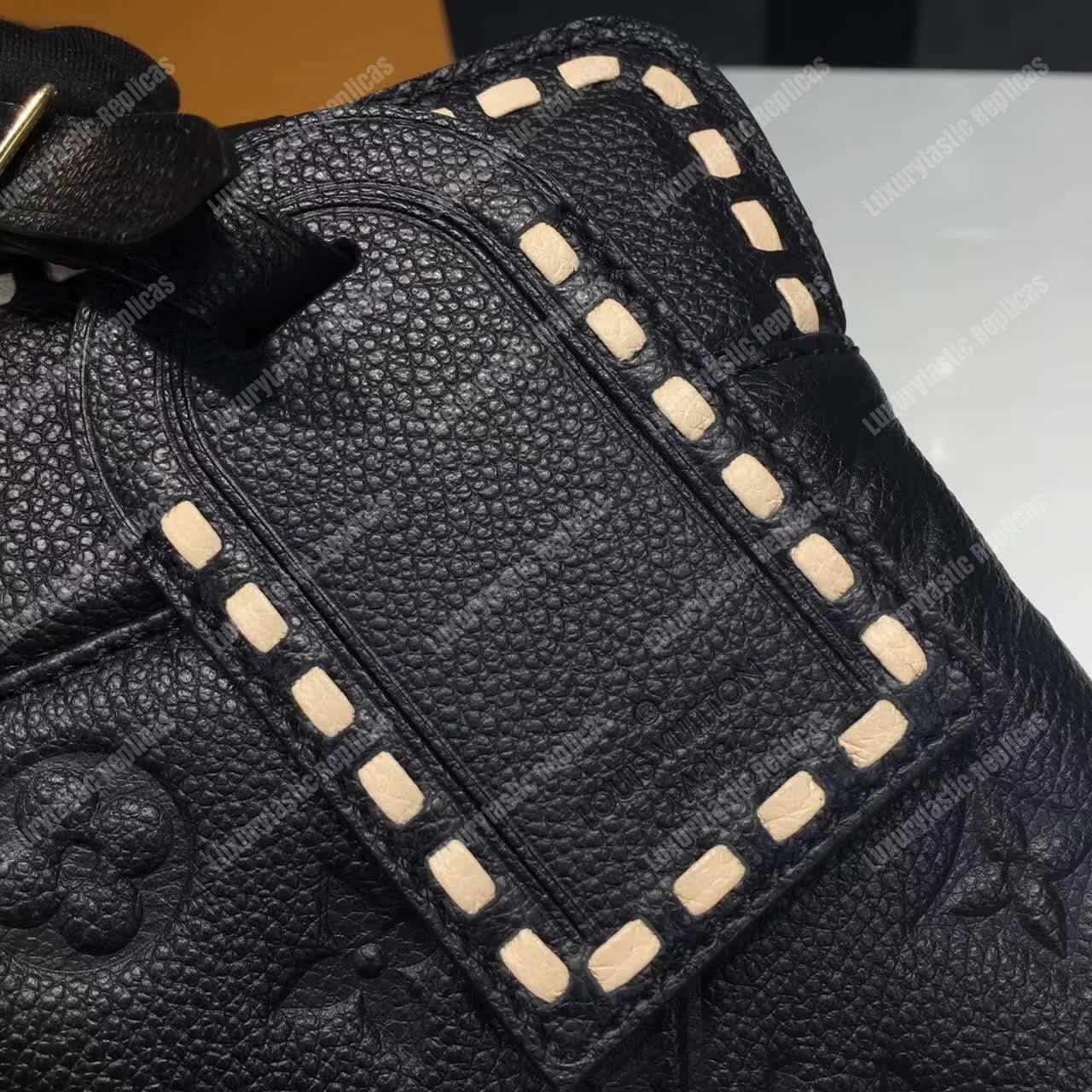 LV Vosges MM Bag Monogram Empreinte Leather Noir
