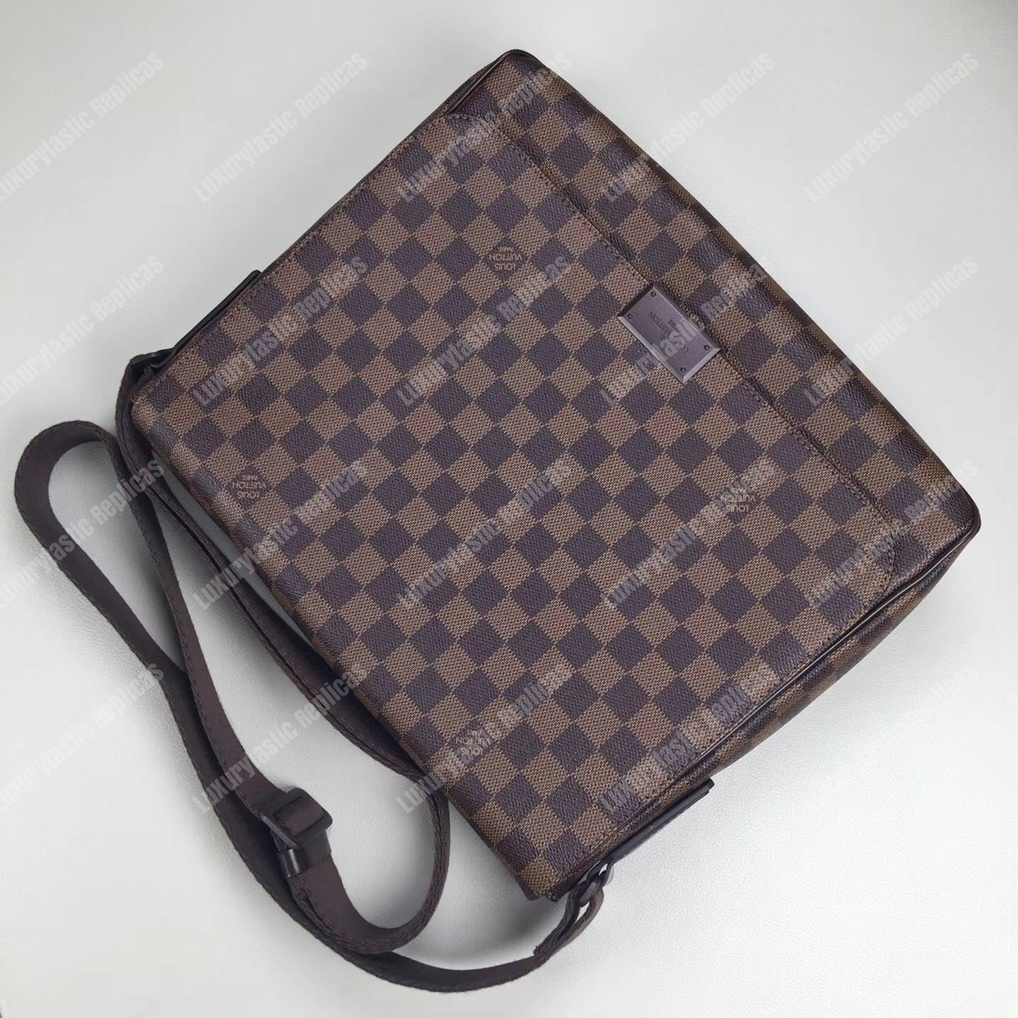 LV District MM Messenger Bag Damier Ebene Canvas