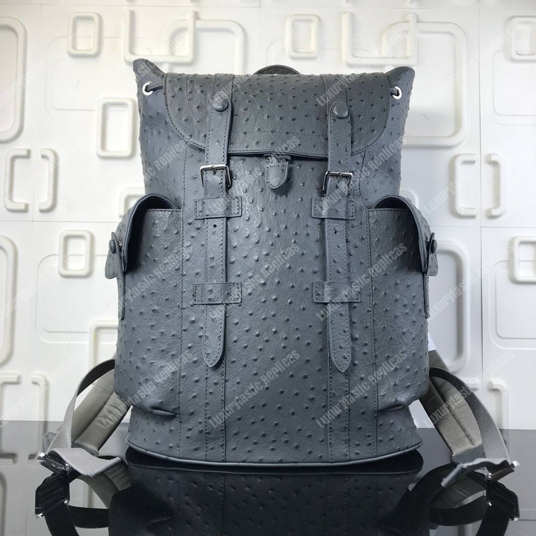 LV Christopher Backpack Autruche