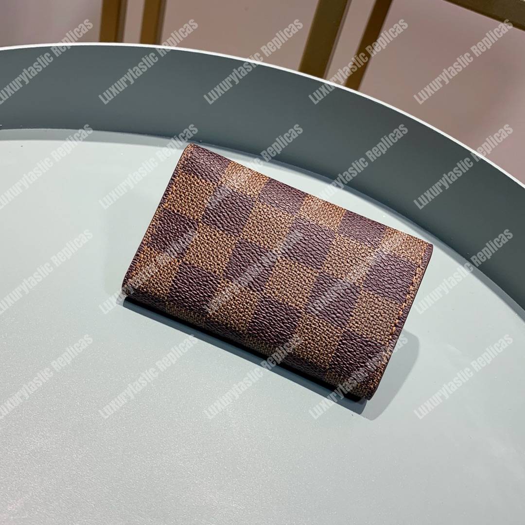 LV 6 Key Holder Damier Canvas Pink