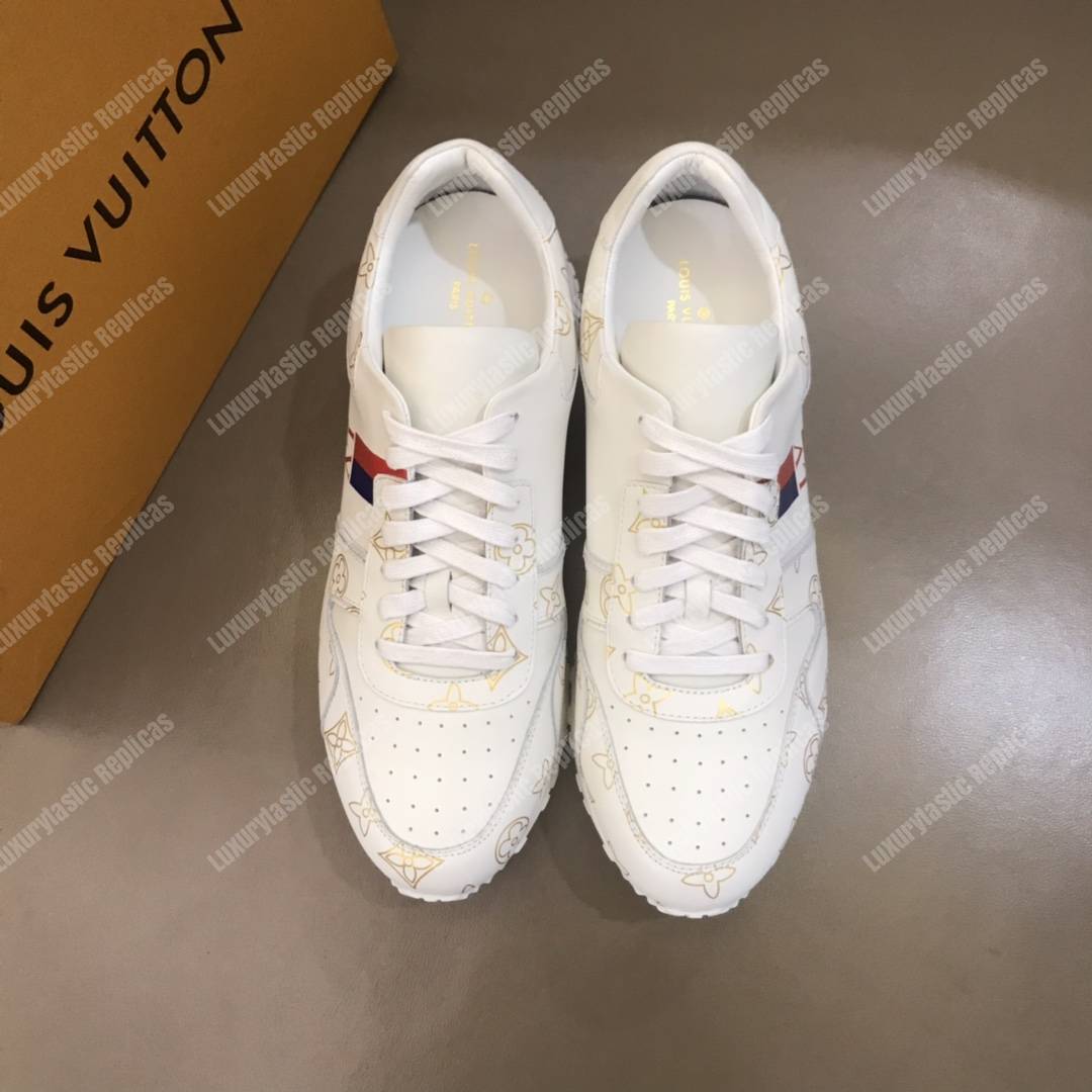 LV Sneaker Run Away Monogram Gold