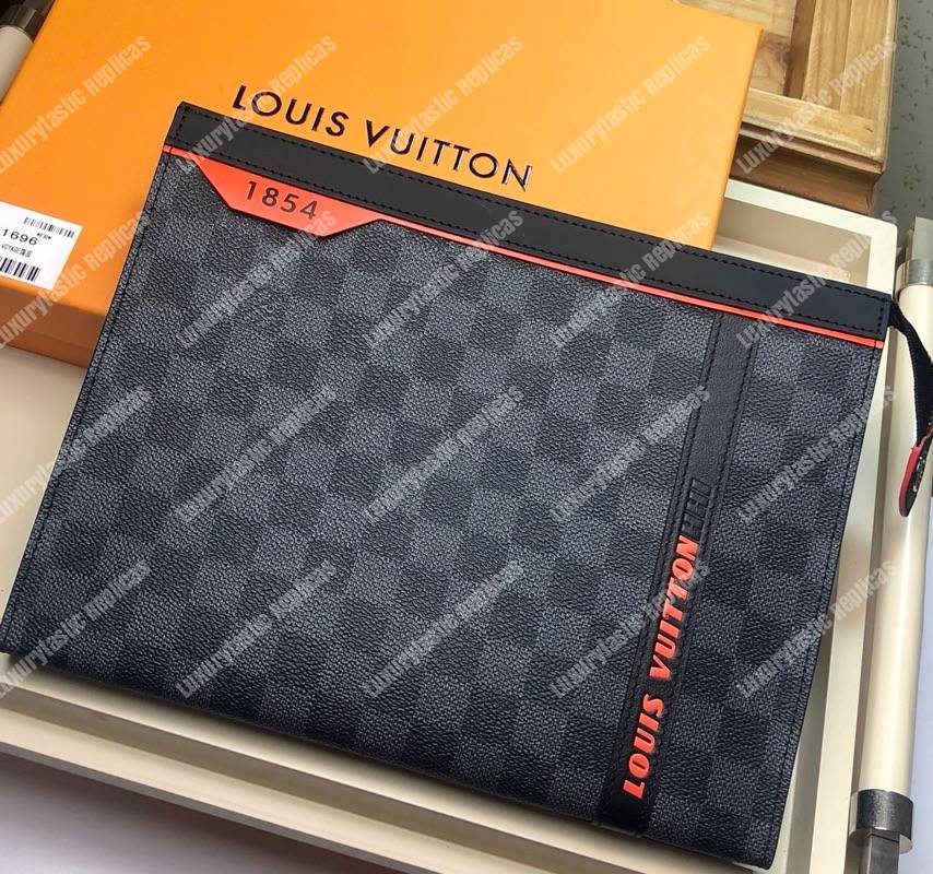 LV Damier Cobalt Race Pochette Voyage MM