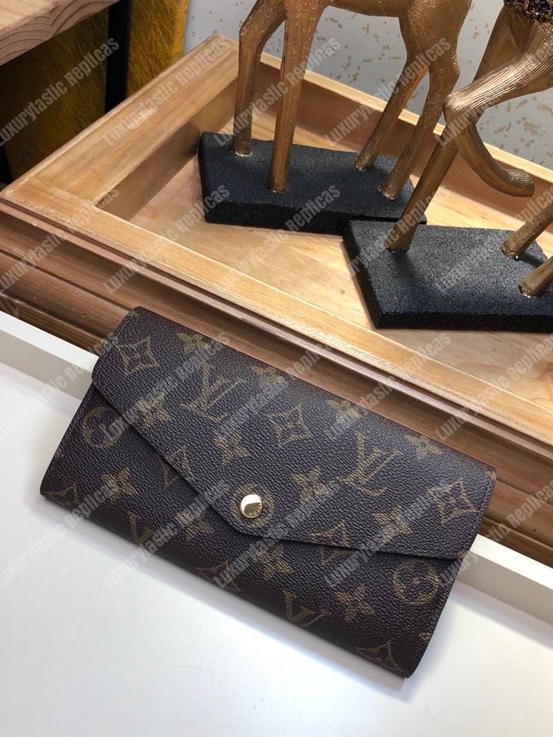 LV Sarah Wallet Monogram Fuchsia