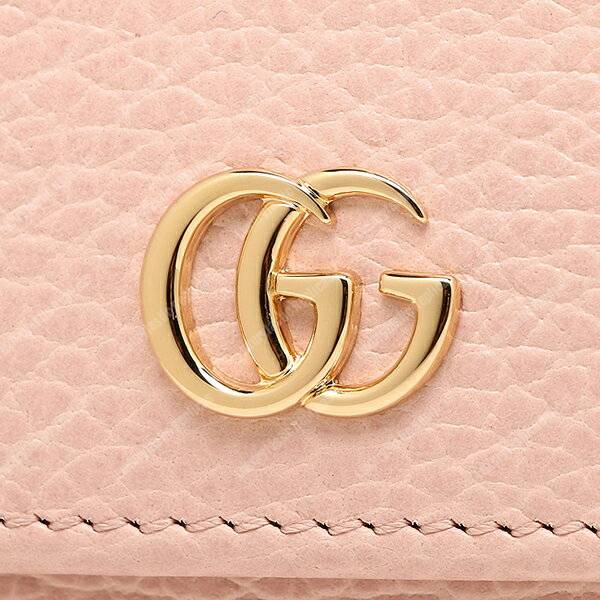 G*u*i gg leather continental wallet light pink