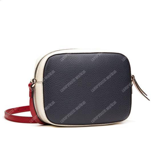 G*u*i soho small leather disco bag navy/white
