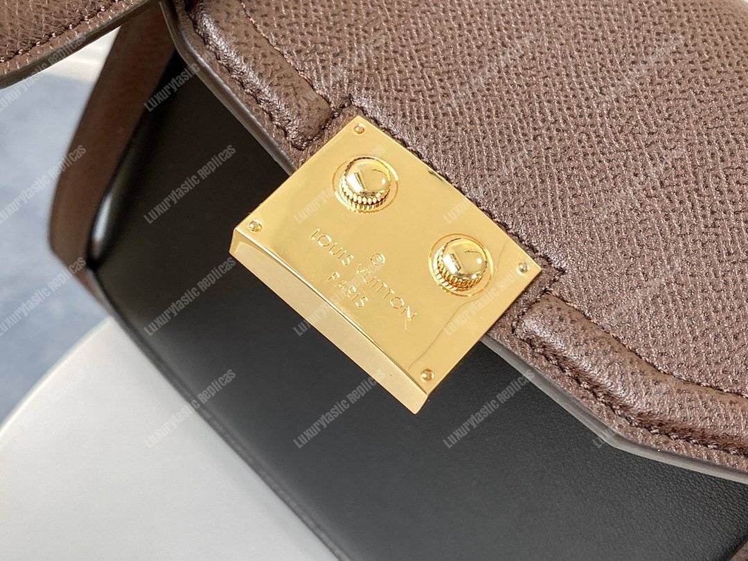 LV Arch Handbag Cereal Brown Black