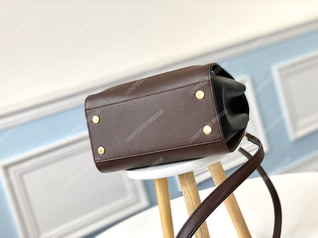 LV Arch Handbag Cereal Brown Black