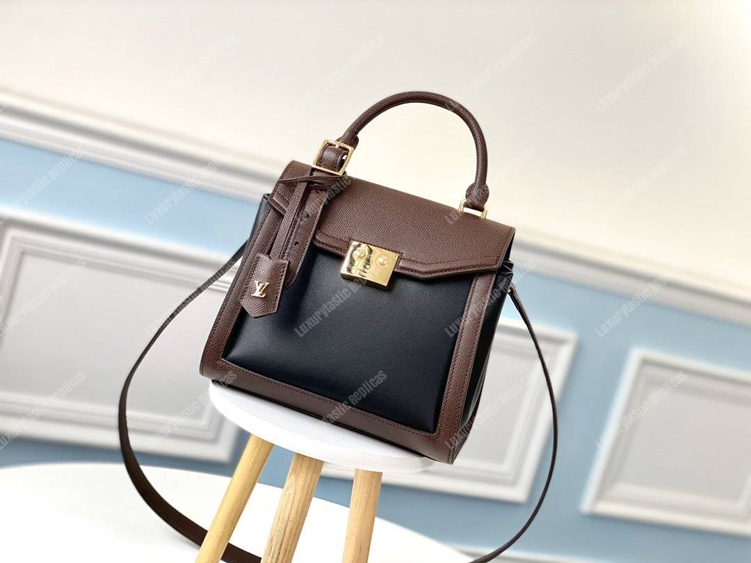 LV Arch Handbag Cereal Brown Black