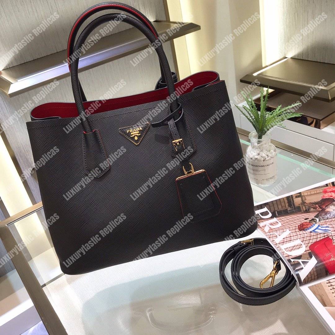 Pra*a double medium bag black
